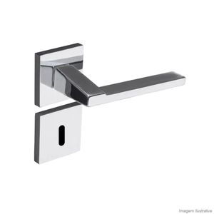 Fechadura Interna Aço Zamac Chopin 279-90 Com Roseta Pado Cromado