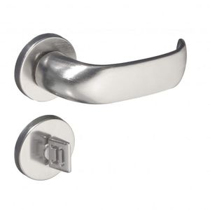 Fechadura Para Banheiro 40mm Com Roseta Zm 500-80b - Contemporânea Pado