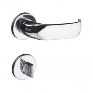Fechadura Para Banheiro 40mm Com Roseta Zm 500-80b Contemporânea Pado