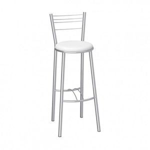 Banqueta Alta Cromada Lille Compoarte Cromado
