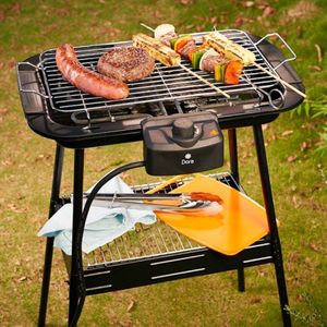 Churrasqueira Elétrica Dora Pedestal Ergonômica 2x1 Dc0914s 127v