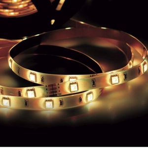 Fita LED 2,5W 30 LEDs/Metro 5M 12V 3000k Luz Amarela Taschibra Bivolt IP20