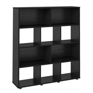 Estante para Livros 10 Nichos Book Artely Preto