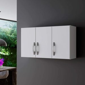 Conjunto Balcão para Cooktop 2 Portas 1 Gaveta e Armário Aéreo 3 Portas Espresso Móveis Branco/nevado