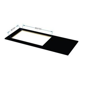 Conjunto de Balcão para Cooktop 2 Portas 1 Gaveta e Fruteira 1 Porta 2 Cestos Espresso Móveis Branco/nevada