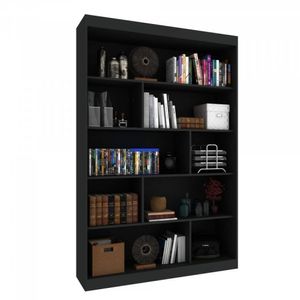 Estante Livreiro 4 Prateleiras Home Office Siena Moveis Onix