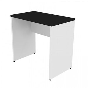 Mesa Reta Corp 25mm 100 Cm 47 Cm Bramov Móveis Branco/preto
