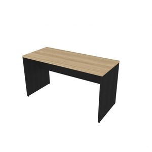 Mesa Reta Corp 25mm 80 Cm Bramov Móveis Preto/carvalho Mel