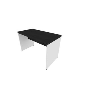 Mesa Reta Natus 40mm 140 Bramov Móveis Branco/preto