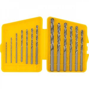 Kit Ferramentas Espresso Móveis Com Furadeira Com Impacto 1/2 Polegadas 127v E Jogo De Brocas De Aço Rápido 15mm A 65mm 389934 Amarelo