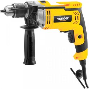Kit Ferramentas Espresso Móveis Com Furadeira De Impacto 220v E Broca Multiuso 80mmx120mm 390818 Amarelo