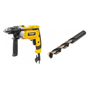 Kit Ferramentas Espresso Móveis Com Furadeira Impacto 1/2" 127v E Broca Aço 150 Mm Plus 387798
