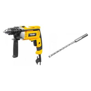 Kit Ferramentas Espresso Móveis Com Furadeira Impacto 1/2" 127v E Broca Sds Plus 80 Mm X 100 Mm X 160 Mm 386132