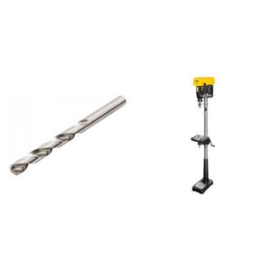 Kit Ferramentas Espresso Móveis Com Furadeira De Coluna 16mm 220v E Broca De Aço Rápido 34mm 392643 Amarelo