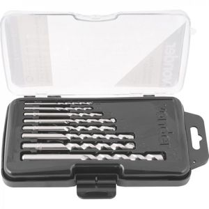 Kit Ferramentas Espresso Móveis Furadeira Impacto 1/2 Polegadas 220v e Jogo De Brocas Para Concreto 3mm A 12mm 389827 Amarelo