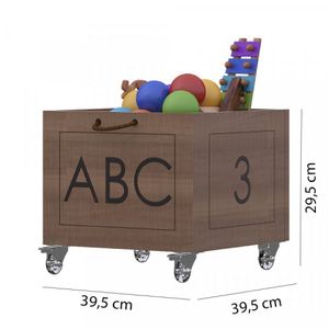 Caixa De Brinquedos Casinha Divicar Móveis Peroba