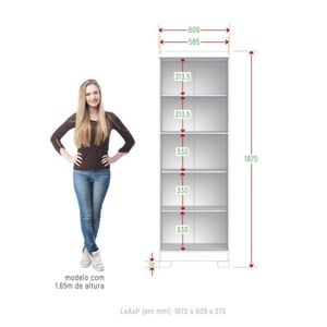 Armário Multiuso 2 Portas Max Plus Zanzini Jacarandá