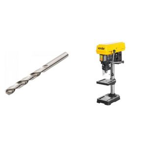 Kit Ferramentas Espresso Móveis Furadeira De Bancada 13mm 127v e Broca De Aço Rápido 41mm 393055 Amarelo