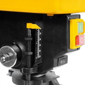 Kit Ferramentas Espresso Móveis Furadeira De Bancada 13mm 127v e Broca De Aço Rápido 7/64" 394383 Amarelo