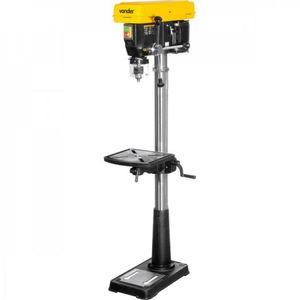 Kit Ferramentas Espresso Móveis Com Furadeira De Coluna 220v E Jogo De Brocas Chatas 1/4" A 1" 390082 Amarelo