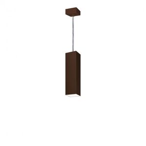 Pendente Viena Quadrado 30 Cm Conti Iluminação Café