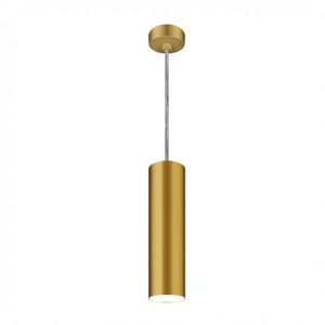 Pendente Viena Tubo 30 Cm Conti Iluminação Dourado