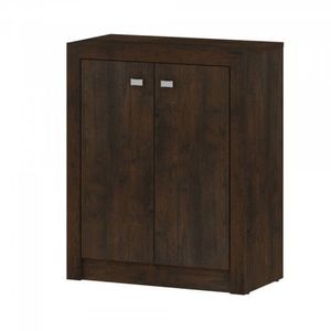 Conjunto Home Office 4 Peças Com 1 Mesa Para Escritório 2 Estantes E 1 Balcão Tecno Mobili Rústico
