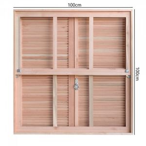 Janela com Caixilhos Guilhotina para Vidros Quadriculados e Venezianas de Abrir Natural