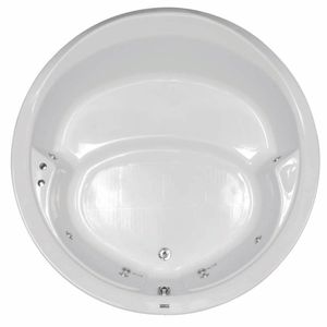 Banheira Hidromassagem Astra Firenze Luxo 140cmx140mx45cm - 04 Jatos Branco Gel-coat P6 Sem Aquecedor 110v