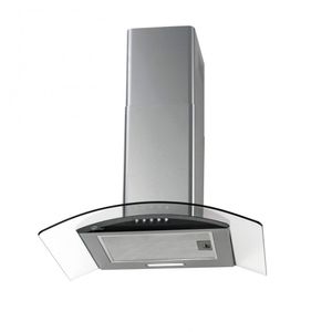 Coifa De Parede 60Cm Vidro Fit Fischer 127V Inox