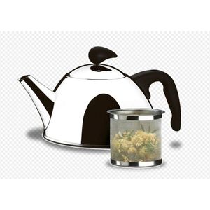 Chaleira Para Chá Com Coador 1L Verona Brinox Inox