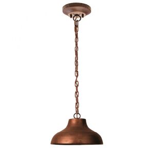 Arandela 1L Estância 21Cm Madelustre Metal Oxidado