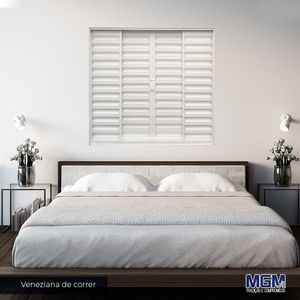 Janela De Aluminio Veneziana 4 Folhas Soft Plus 100X150 Mgm Branco