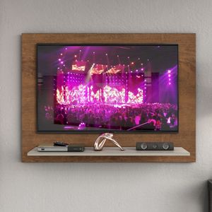 Painel Tv 42'' 108Cm Florence Zanzini Natura/Off White