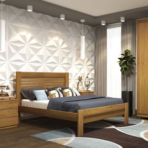 Cama Casal Safira Tcil Móveis Cinamomo