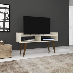 Rack Aparador Para Tvs Até 40'' 2 Nichos Rt 3113 Off White