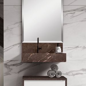 Bancada Banheiro Em Porcelanato 60Cm Pró Trufa