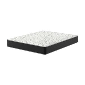 Colchão Queen D33 198X158X24Cm Hortênsia Branco/Preto
