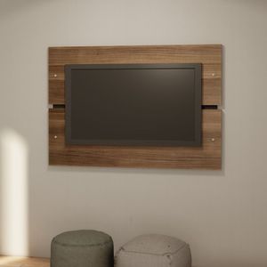 Painel Tv 58'' 130Cm Montreal Estilare Madeirado/Preto