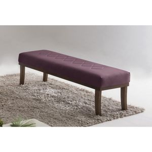 Puff 140Cm Pés Imbuia Theo Sofani Rosa