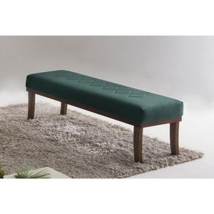 Puff 140Cm Pés Imbuia Theo Sofani Verde