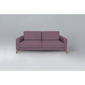 Sofá 190Cm Pés Mel Henry Sofani Rosa