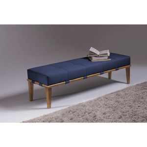 Puff 160Cm Pés Mel Livia Sofani Azul