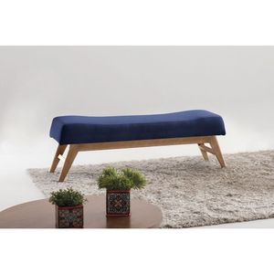 Puff 100Cm Pés Mel Horus Sofani Azul