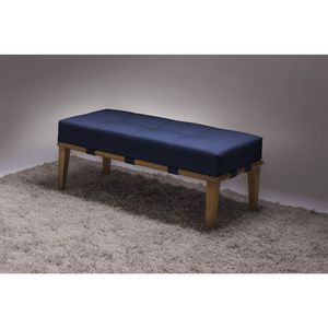Puff 140Cm Pés Mel Livia Sofani Azul