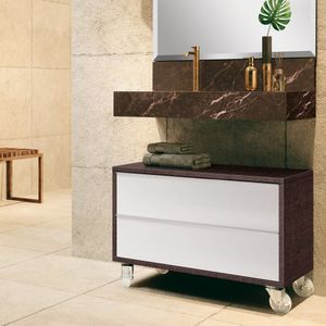 Gaveteiro Banheiro 80Cm 2 Gavetas Pró Bumi Branco
