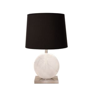 Base Abajur 22Cmx12Cmx37Cm 1Xe27 40W Biagio Nickel/Branco