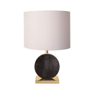 Base Abajur 22Cmx12Cmx37Cm 1Xe27 40W Biagio Dourado/Preto