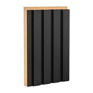 Revestimento De Parede Preto 5X1,5X 0,5 Unidade - Preto