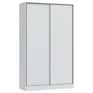 Guarda Roupa Modulado 2 Portas De Correr 2 Gavetas Requinte Branco Line